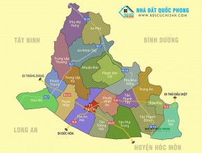 Bản đồ các xã huyện Củ Chi, đất xã nào tiềm năng nhất ?